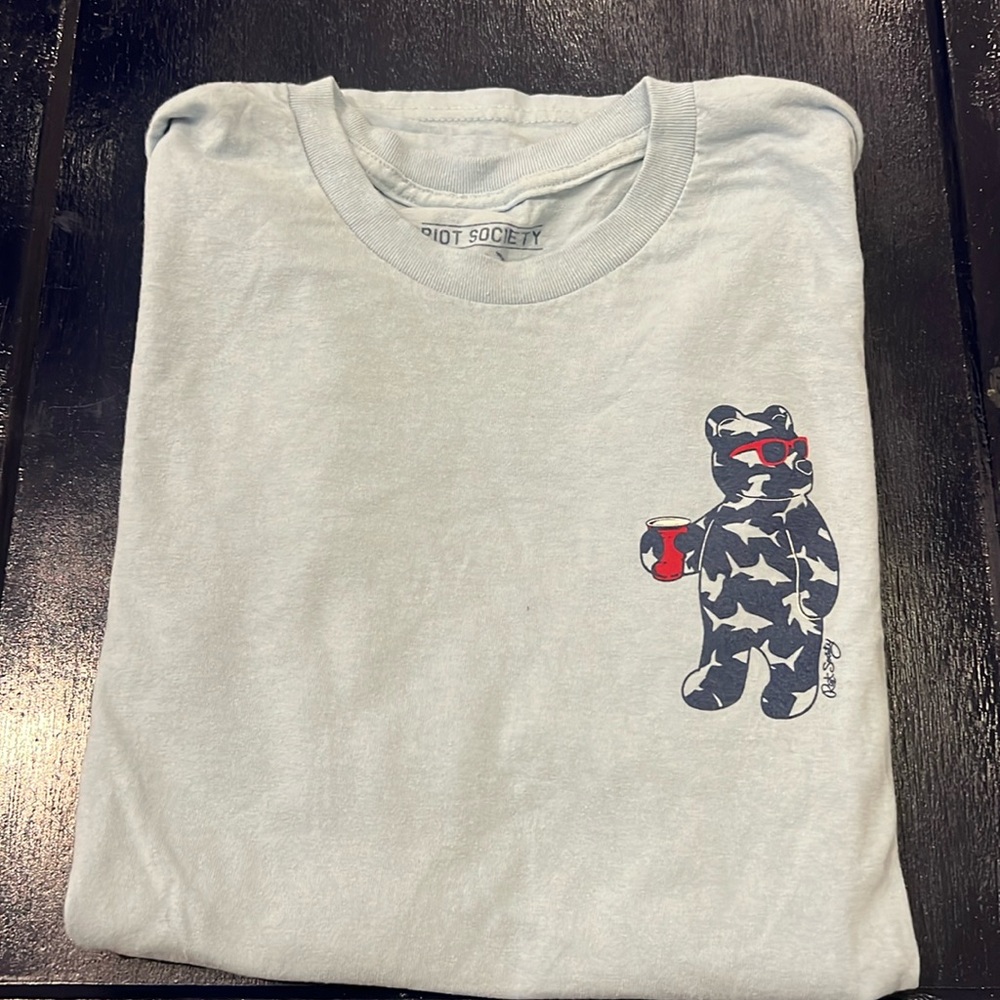 Riot society bear tee size m